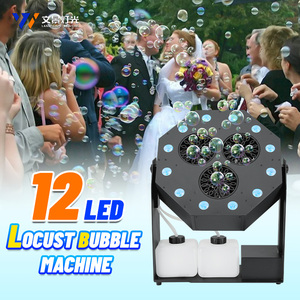 Xách tay <span class=keywords><strong>DMX</strong></span> điều khiển 512 LED tóc ánh sáng máy bong bóng với RGBW 3-vòi phun có thể điều chỉnh núi lửa thiết kế điện nguồn điện - Product Image 4