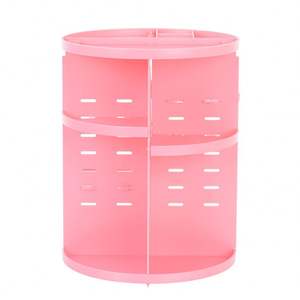 Joyero Giratorio de 360 Grados de Plástico con Diseño Ecológico, Estilo Moderno, Capacidad de 3-6L para Almacenamiento en Escritorio - Product Image 4