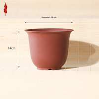 Pots de fleurs en résine pour orchidées et succulentes, style contemporain, style chinois, contrôle des racines, écologiques, pour salon et bureau
