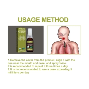 Spray Nasal Herbal pour les Poumons 30ml Contre le Ronflement et la Sinusite Rhi N5W2 OEM ODM Soins Corporels - Product Image 6