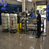 Système d'osmose inverse industriel 6000 LPH, station de traitement d'eau RO pour la purification de l'eau de forage avec système de dosage CE