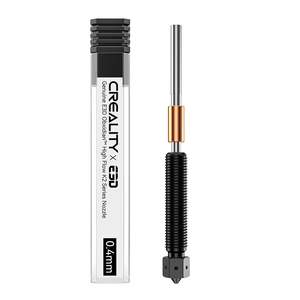 Accesorio de impresora 3D Creality K2 Plus, boquilla ObxidianTM de alto flujo de 0,4mm, diseño multicanal de acero endurecido, velocidad de 600 mm/s - Product Image 1