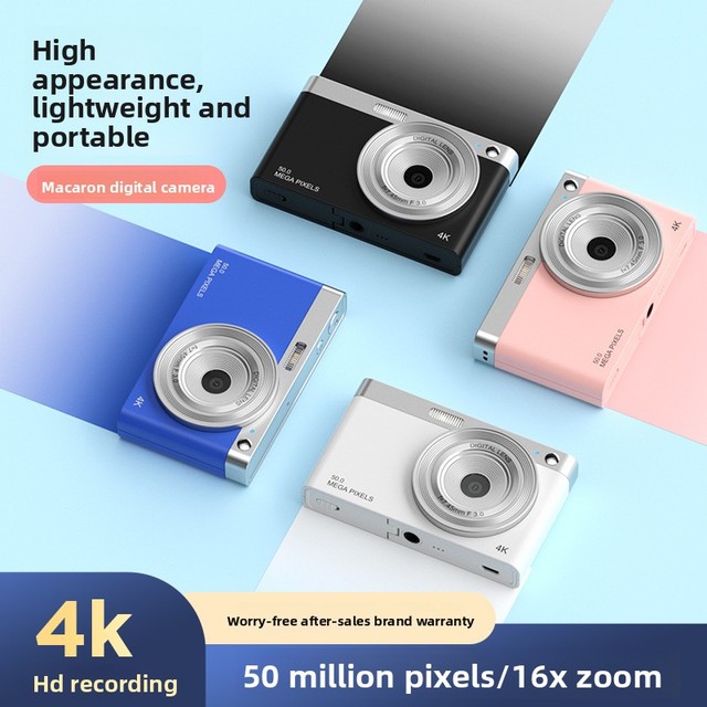 Vintage Digital Camera Portable for Students  High-definition Screen and AF Autofocus.