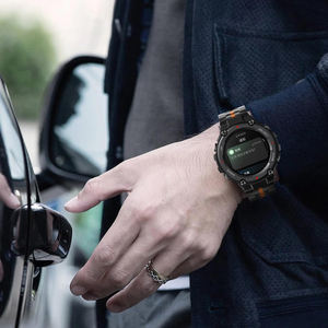 Correa de Acero para Huami <span class=keywords><strong>Amazfit</strong></span> <span class=keywords><strong>T</strong></span>-<span class=keywords><strong>rex</strong></span> 3/<span class=keywords><strong>2</strong></span> Trex <span class=keywords><strong>Pro</strong></span>, Correa de Reloj de Metal para <span class=keywords><strong>Amazfit</strong></span> <span class=keywords><strong>T</strong></span>-<span class=keywords><strong>Rex</strong></span> Ultra, Cierre de Mariposa, Accesorios para Reloj Inteligente - Product Image 3