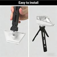 Mini Trípode Ajustable en Altura Zeniqeen, Soporte Universal de Plástico ABS para Cámara, Teléfono y Tableta