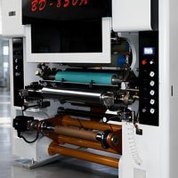 Machine à plastifier sans solvant SM850M à économie d'énergie, plastifieuse rouleau à rouleau