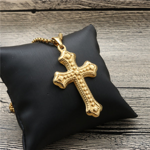 <b>Cross</b> Pendant Necklace Zinc Alloy Unisex Fashion Jewelry Gift - Product Image 2