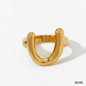 Anillos de herradura en forma de U de acero inoxidable, resistentes al desgaste, para amantes de los caballos, regalo al por mayor - Product Image 5
