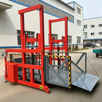 Plateforme de chargement et de déchargement hydraulique mobile, plateforme de levage de conteneurs de camions portables