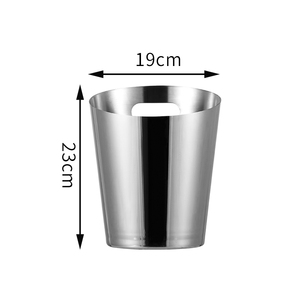 Seau à Glace Unique en Métal Acier Inoxydable Or Argent avec Poignée ou Refroidisseur de <span class=keywords><strong>Champagne</strong></span> pour Allemagne Pommery Gruet <span class=keywords><strong>Charles</strong></span> De Fere - Product Image 5