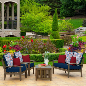 Cuscini moderni per esterni profondi per divano Set di cuscini per divani mobili da giardino resistenti - Product Image 4