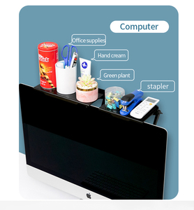 Bán buôn <span class=keywords><strong>TV</strong></span> phụ kiện phẳng Panel Đen Top <span class=keywords><strong>TV</strong></span> phương tiện truyền thông kệ cho điều khiển từ xa, Wi-Fi Router,Webcam nhựa lưu trữ Bracket - Product Image 2