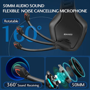 Casque de jeu sans fil BEAVIOO HW01 5.8G - Casque supra-auriculaire à latence nulle avec micro (moule privé) - Product Image 3