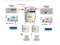 Distributeur automatique de désinfectant pour toilettes/urinoirs, usage commercial pour hôtels et centres commerciaux, conception étanche pour moteur et carte électronique