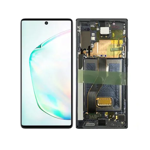 Nhà Máy Giá điện thoại di động màn hình LCD với khung cho Samsung Note 10 màn hình ban đầu lắp ráp cho Samsung N970 LCD hiển thị