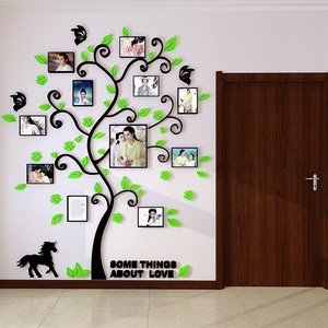 Foto grande albero home decor acrilico 3d autoadesivo della parete - Product Image 5