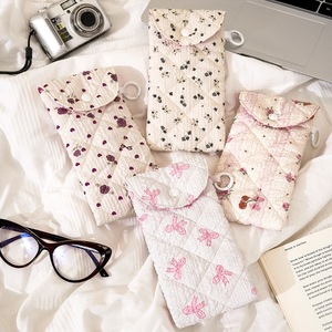 Étui de rangement matelassé en coton pour <span class=keywords><strong>lunettes</strong></span>, pochette de voyage pour <span class=keywords><strong>lunettes</strong></span> de soleil, sacs de protection <span class=keywords><strong>souples</strong></span> pour <span class=keywords><strong>lunettes</strong></span> pour femmes - Product Image 3