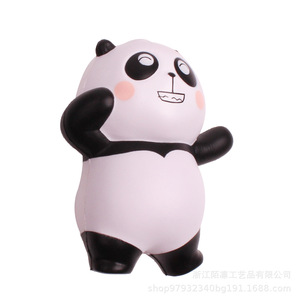 Cute Cartoon Panda Stress Relief Toy Plastic <b>Squishy</b> Desk Decor Gift - Product Image 4