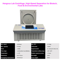 Centrifugeuse Réfrigérée Universelle Haute Vitesse Hengnuo/OEM 3-18R 18500 tr/min 27100xg de Laboratoire en Acier Inoxydable, Aluminium et Plastique