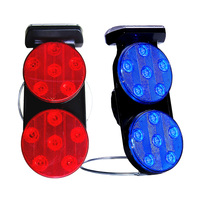 Projecteur solaire haute intensité avec coque réfléchissante en PC/ABS, indice IP66, écran LED clignotant pour avertissement de circulation