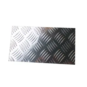 Foglio di alluminio goffrato prezzo 1060 H24 3003 5052 piastra di alluminio goffrata a scacchi fornitore