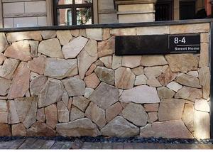 Revêtement mural irrégulier en pierre d'ardoise jaune naturelle moderne Carreaux lâches pour l'extérieur pour les hôtels, les villas, les écoles, les parcs et les hôpitaux - Product Image 6