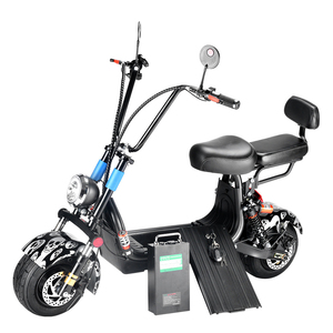 Trottinette électrique 800W avec moteur sans balais, batterie amovible 48V 20Ah, double suspension, siège, pour adulte, trajets urbains - Product Image 1