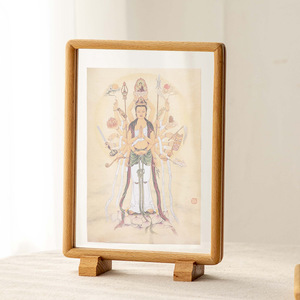 <span class=keywords><strong>Cadre</strong></span> <span class=keywords><strong>photo</strong></span> transparent double face 6 pouces 7 <span class=keywords><strong>Cadre</strong></span> <span class=keywords><strong>photo</strong></span> rond en bois massif à mortaise magnétique - Product Image 2