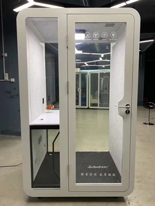 Diseño moderno <span class=keywords><strong>Steelcase</strong></span> Marco de acero Oficina móvil Privacidad Teléfono Pod Cabina insonorizada Cubículo para oficina o uso en el hogar - Product Image 5