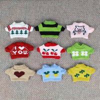 Nouvelle Collection : Vêtements de poupée en peluche de 20 cm, pull de remplacement unisexe tendance pour poupée ours en peluche, accessoires vestimentaires pour poupées.