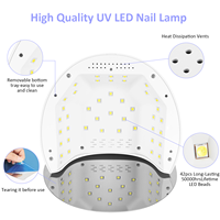 Lampe à ongles portable professionnelle CM.NAIL I2 pour usage domestique et en salon, lumière UV LED de durcissement, plastique ABS, garantie, 365 nm, logo personnalisé OEM