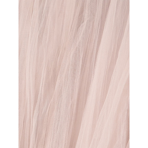 Yüksek kaliteli kadın pileli bale Tutu elbise rahat kat-uzunluk Maxi elbise partiler için nefes tül yaz ön doğal - Product Image 3