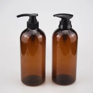 Bottiglia di plastica per shampoo rotondo boston da 25 once
