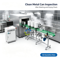 Inspection visuelle automatique intelligente par machine, idéale pour le contrôle des bouteilles vides et la détection de contamination par particules