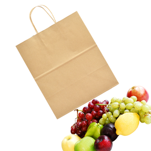 MOQ bajo Diseño personalizado Restaurante Comida Bolsa de papel marrón con logotipo Uso para entrega de alimentos Origen de Vietnam - Product Image 2