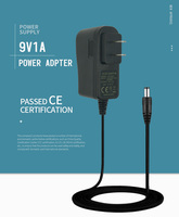 Ventes directes par les fabricants 9V 1A US jack ac dc adaptateurs d'alimentation universels