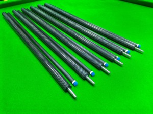 High Quality Pro Taper Carbon Fiber Shaft Pool Cue Low Defection 11.8mm 12.5mm Carbon <strong>Billiard</strong> Cue Stick for <strong>Snooker</strong> <strong>Billiards</strong> - Product Image 1