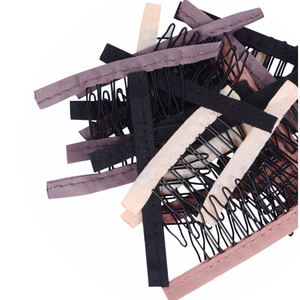 Peignes et pinces à cheveux en acier inoxydable à 7 dents pour bonnets <span class=keywords><strong>de</strong></span> perruque et extensions <span class=keywords><strong>de</strong></span> cheveux - Utilisation professionnelle durable - Product Image 5