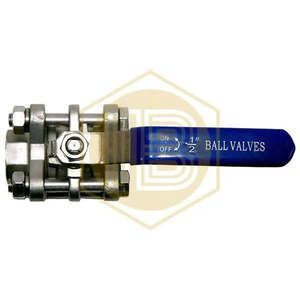 Valvola a sfera a tre vie in acciaio inossidabile - Product Image 1