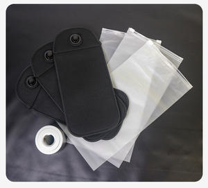 Étui en néoprène à motif vierge, protégé par RFID, verrouillable, avec fermeture éclair, doublure en polyester, longue pochette de rangement sécurisée - Product Image 5