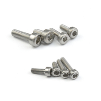 Vis de précision micro en acier inoxydable SS304, vis micro métrique SS316L, conforme RoHS DIN912 pour les dispositifs électroniques et médicaux européens