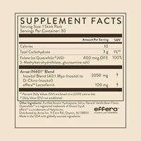 Vente en gros, personnalisable : 30 bâtonnets de poudre de protéines de lactosérum clair à l'inositol, complément alimentaire pour la vitalité hormonale et le soutien métabolique des femmes
