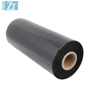Rollo de Envoltura Elástica para Uso en Máquinas, Negro, Rojo, Azul, Blanco, Película de Envoltura Elástica LLDPE, Rollo Jumbo para Embalaje de Palés - Product Image 4