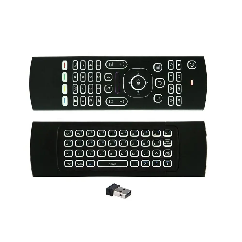 MX3 Air Mouse 2.4G Wireless Mini Keyboard Wireless Keyboard Backlit Voice Remote Control Google Vcice Control LR Learning