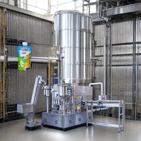 Machine de capsulage remplissante de poche de bec de la série FC automatique pour l'emballage liquide de productivité élevée de nourriture
