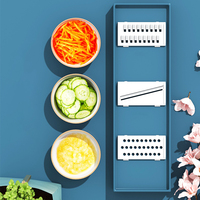 Multifunctionele Handleiding Fruit Groente Dunschiller Snijmachine Chopper Aardappel Cutter Rasp Grinder Voor Thuis Keuken