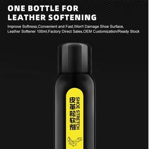 Nouveautés Produits Soins Durable Adoucir Spray 100ml Logo Personnalisé Chaussure Stretch <span class=keywords><strong>pour</strong></span> Cuir - Product Image 4