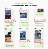 Booth DJ LED Lipat 2.97mm untuk Bar, Klub, Pesta, Panggung, Aktivitas Komersial, Siap Pakai, Dapat Dilipat Enam Kali, Portable, Video Wall LED