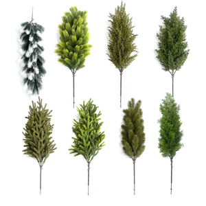 Ramas de pino artificiales, tallos verdes de Navidad, agujas de pino, relleno de árbol de Navidad, ramas, púas de pino para <span class=keywords><strong>guirnalda</strong></span> DIY - Product Image 5