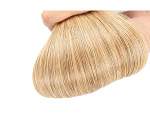 Extensiones de Cabello Humano Virgen Ruso Remy de 24 Pulgadas, Doble Trama, con Queratina, Punta Plana en U, Israel Salon - Product Image 2
